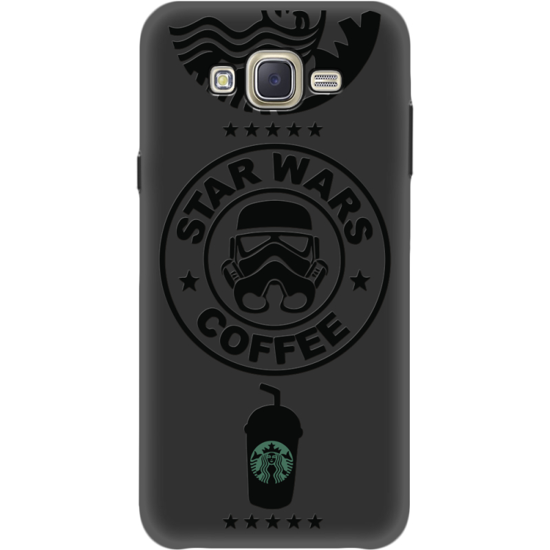 Черный чехол BoxFace Samsung J701 Galaxy J7 Neo Duos Dark Coffee