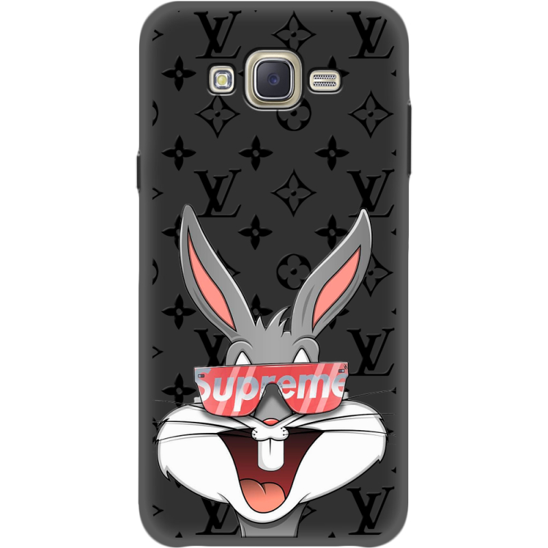 Черный чехол BoxFace Samsung J701 Galaxy J7 Neo Duos looney bunny