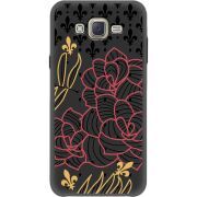 Черный чехол BoxFace Samsung J701 Galaxy J7 Neo Duos FranceFlowers