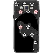 Черный чехол BoxFace Samsung J701 Galaxy J7 Neo Duos Flower Hair