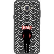Черный чехол BoxFace Samsung J701 Galaxy J7 Neo Duos Man Pattern