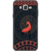 Черный чехол BoxFace Samsung J701 Galaxy J7 Neo Duos Ornament