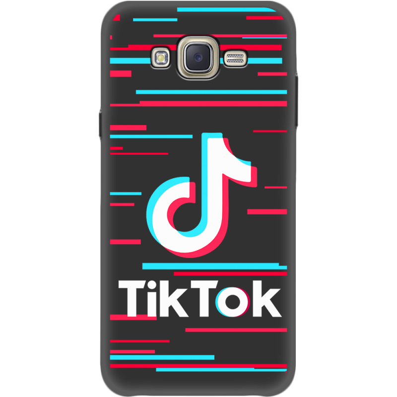 Черный чехол BoxFace Samsung J701 Galaxy J7 Neo Duos Tik Tok