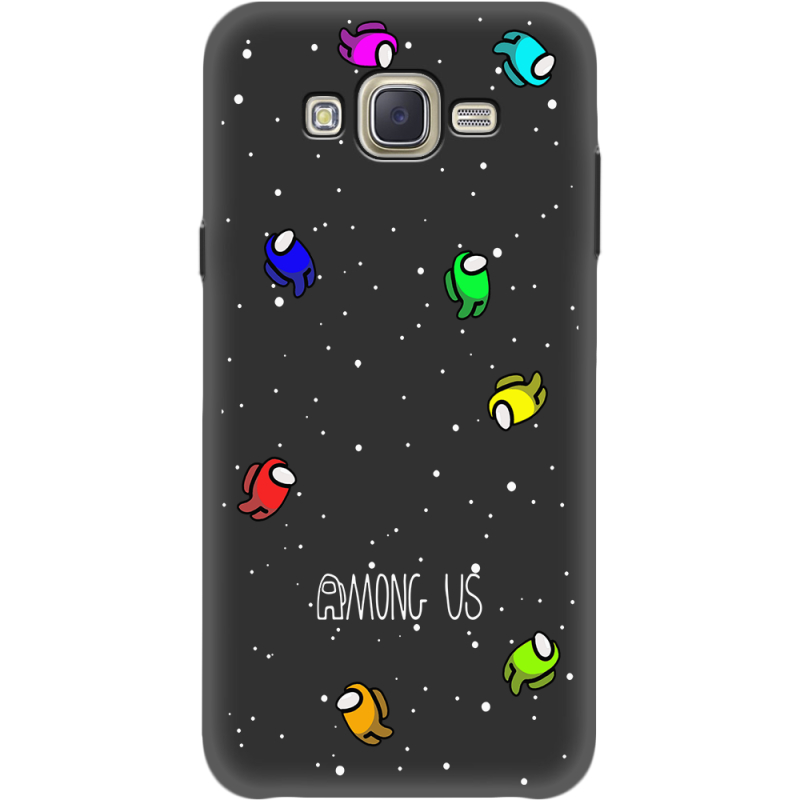 Черный чехол BoxFace Samsung J701 Galaxy J7 Neo Duos Among Us Invisible