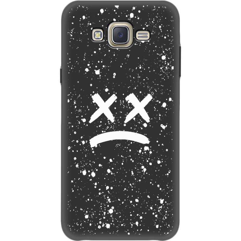 Черный чехол BoxFace Samsung J701 Galaxy J7 Neo Duos Sad Way