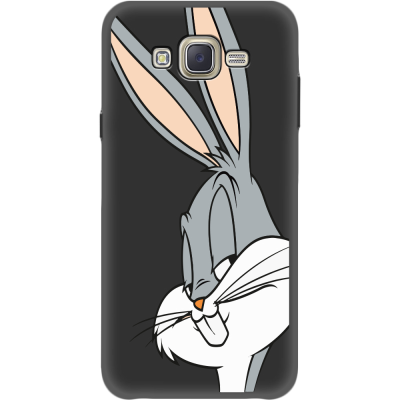 Черный чехол BoxFace Samsung J701 Galaxy J7 Neo Duos Lucky Rabbit