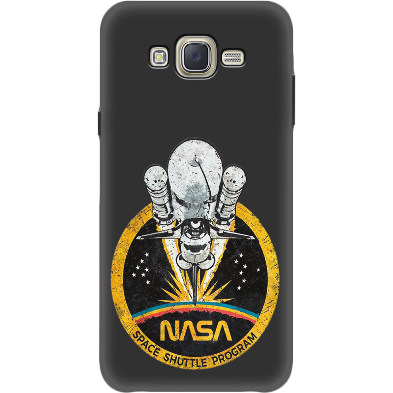 Черный чехол BoxFace Samsung J701 Galaxy J7 Neo Duos NASA Spaceship