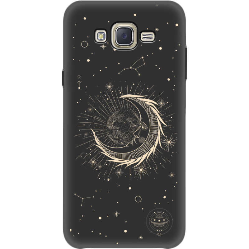 Черный чехол BoxFace Samsung J701 Galaxy J7 Neo Duos Moon