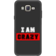 Черный чехол BoxFace Samsung J701 Galaxy J7 Neo Duos I'm Crazy