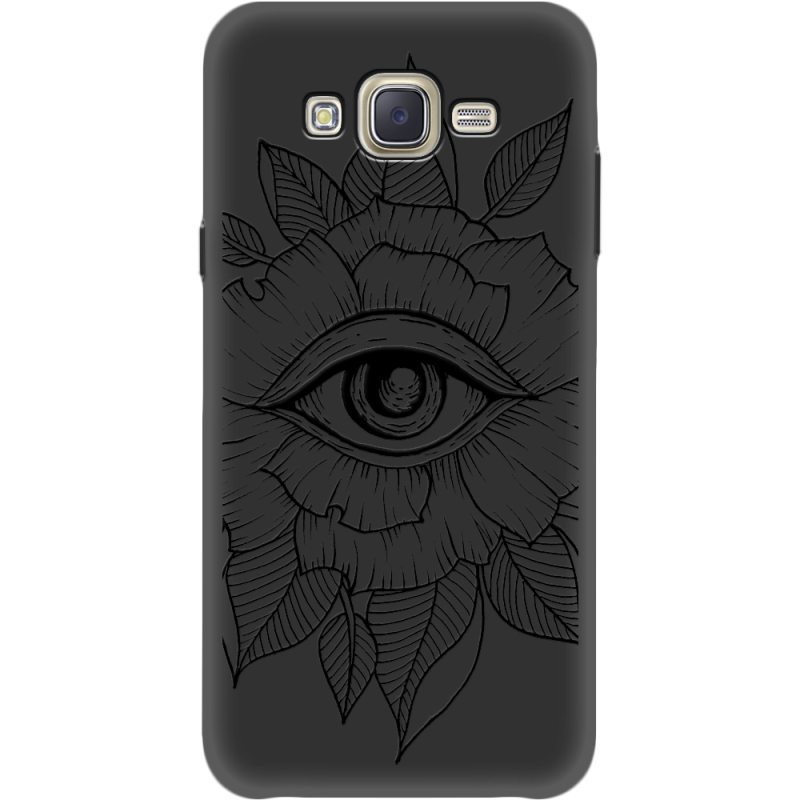 Черный чехол BoxFace Samsung J701 Galaxy J7 Neo Duos Eye