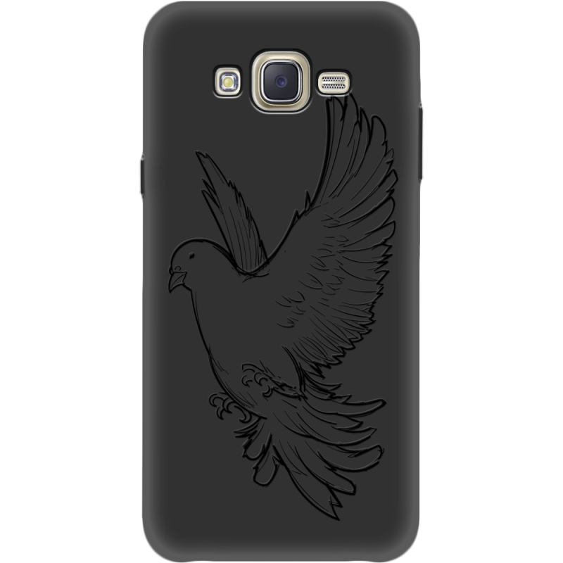 Черный чехол BoxFace Samsung J701 Galaxy J7 Neo Duos Dove