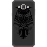 Черный чехол BoxFace Samsung J701 Galaxy J7 Neo Duos Owl