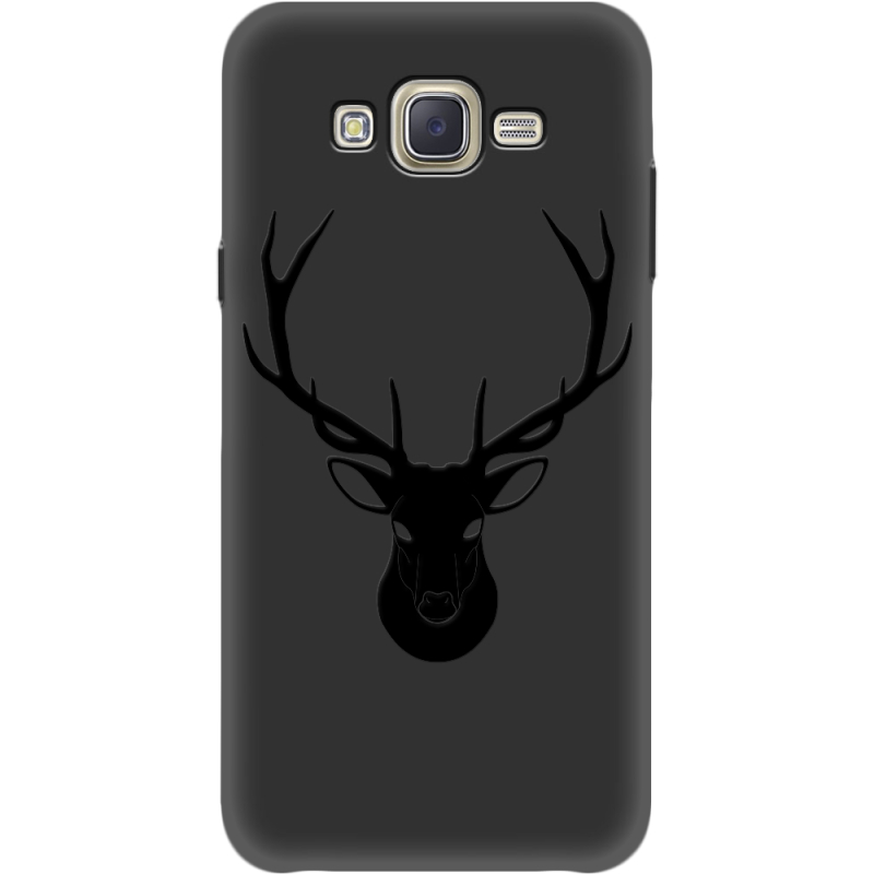 Черный чехол BoxFace Samsung J701 Galaxy J7 Neo Duos Deer