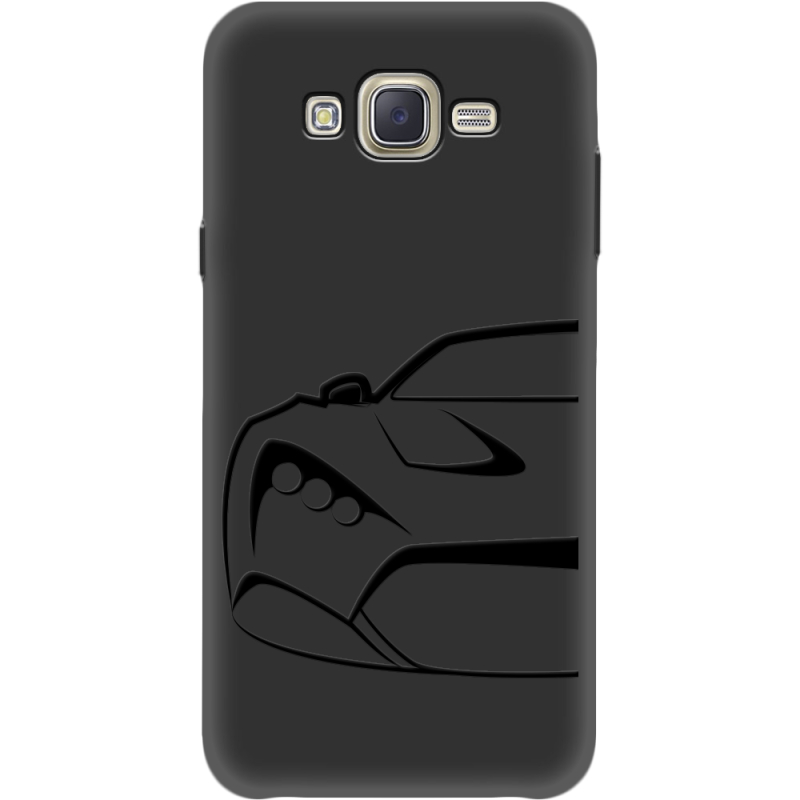 Черный чехол BoxFace Samsung J701 Galaxy J7 Neo Duos Sportcar