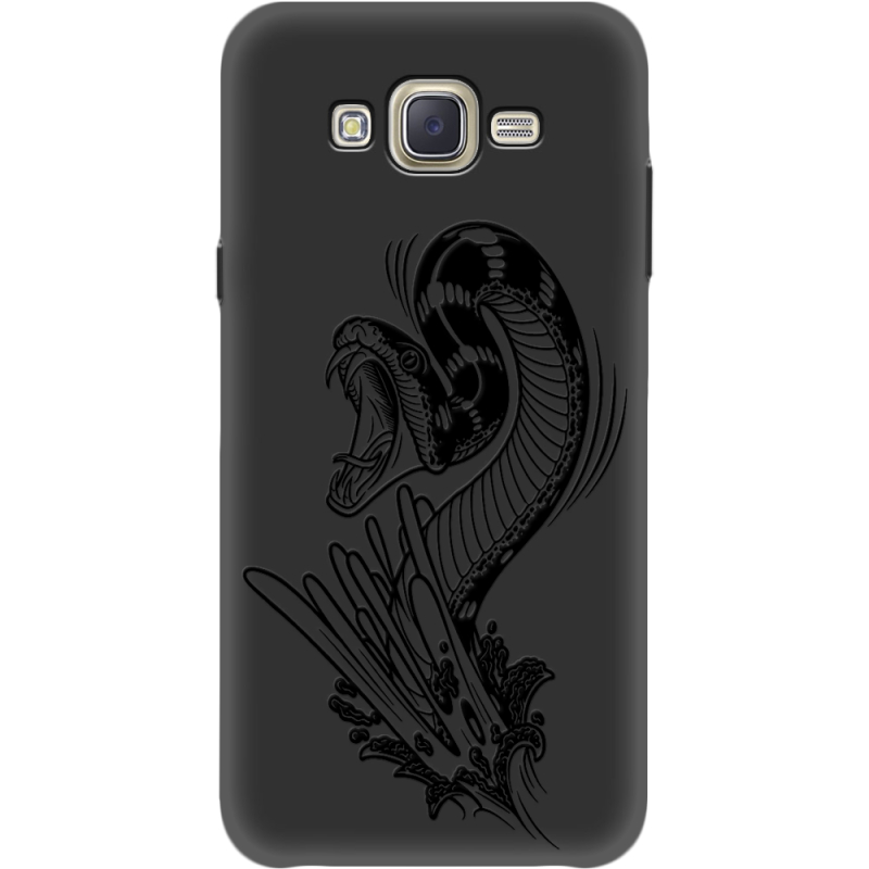 Черный чехол BoxFace Samsung J701 Galaxy J7 Neo Duos Snake