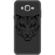 Черный чехол BoxFace Samsung J701 Galaxy J7 Neo Duos Tiger