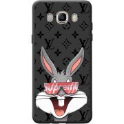 Черный чехол BoxFace Samsung J510 Galaxy J5 2016 looney bunny