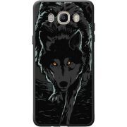 Черный чехол BoxFace Samsung J510 Galaxy J5 2016 Wolf