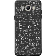 Черный чехол BoxFace Samsung J510 Galaxy J5 2016 E=mc2