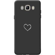 Черный чехол BoxFace Samsung J510 Galaxy J5 2016 My Heart