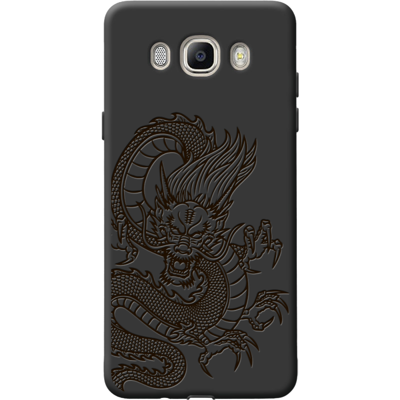 Черный чехол BoxFace Samsung J510 Galaxy J5 2016 Chinese Dragon