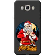Черный чехол BoxFace Samsung J510 Galaxy J5 2016 Cool Santa
