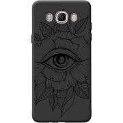 Черный чехол BoxFace Samsung J510 Galaxy J5 2016 Eye