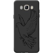 Черный чехол BoxFace Samsung J510 Galaxy J5 2016 Dove