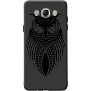 Черный чехол BoxFace Samsung J510 Galaxy J5 2016 Owl