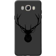Черный чехол BoxFace Samsung J510 Galaxy J5 2016 Deer