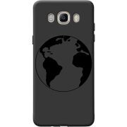 Черный чехол BoxFace Samsung J510 Galaxy J5 2016 Earth