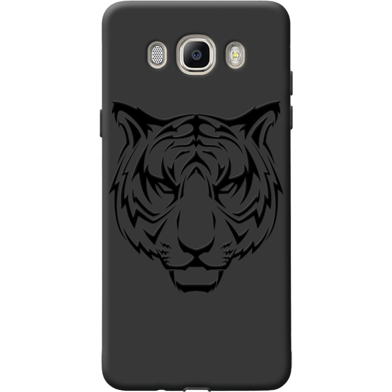 Черный чехол BoxFace Samsung J510 Galaxy J5 2016 Tiger