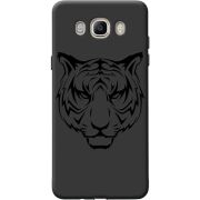 Черный чехол BoxFace Samsung J510 Galaxy J5 2016 Tiger