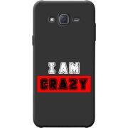 Черный чехол BoxFace Samsung J500H Galaxy J5 I'm Crazy