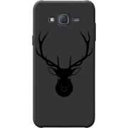 Черный чехол BoxFace Samsung J500H Galaxy J5 Deer