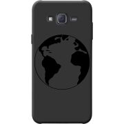 Черный чехол BoxFace Samsung J500H Galaxy J5 Earth