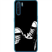 Чехол BoxFace OPPO A91 Black Sneakers