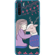 Чехол BoxFace OPPO A91 Girl and deer