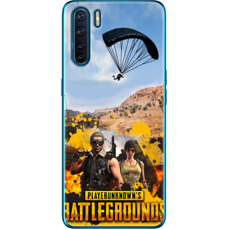 Чехол BoxFace OPPO A91 Pubg parachute