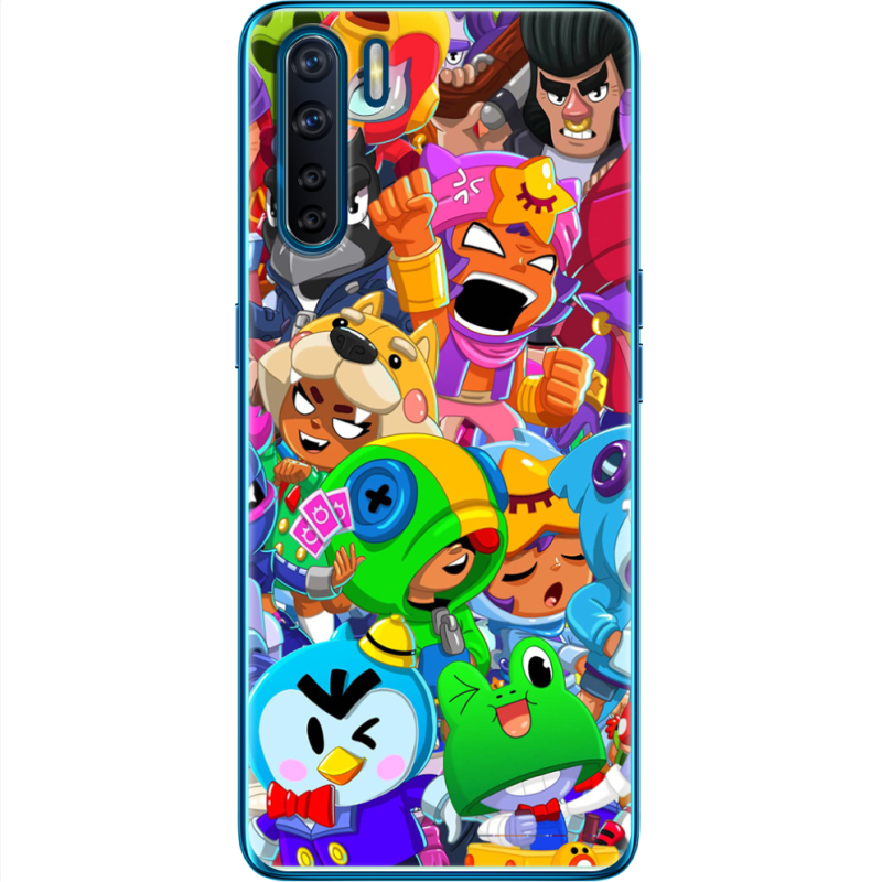 Чехол BoxFace OPPO A91 friends brawl stars