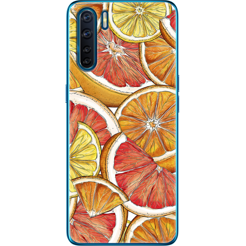 Чехол BoxFace OPPO A91 Citrus Pattern