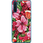 Чехол BoxFace OPPO A91 Tropical Flowers