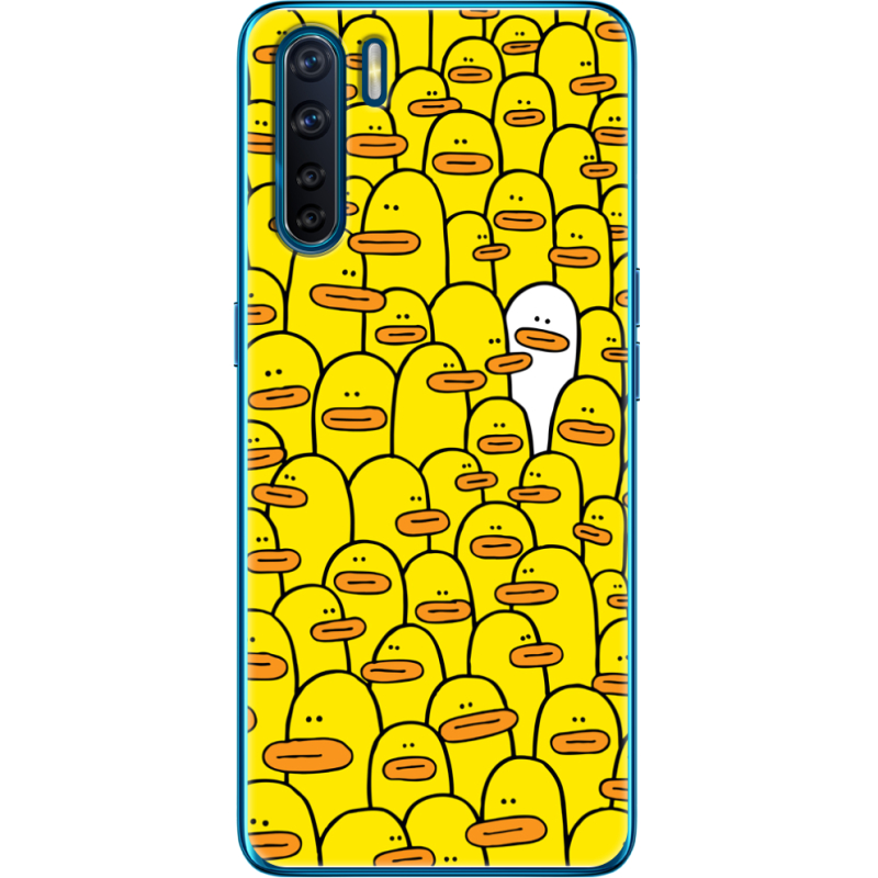 Чехол BoxFace OPPO A91 Yellow Ducklings