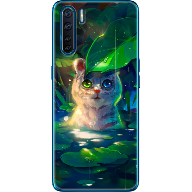 Чехол BoxFace OPPO A91 White Tiger Cub