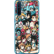 Чехол BoxFace OPPO A91 Anime Stickers