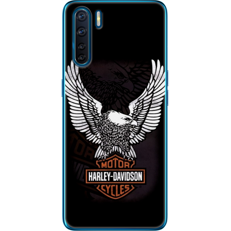 Чехол BoxFace OPPO A91 Harley Davidson and eagle