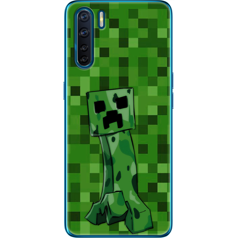 Чехол BoxFace OPPO A91 Minecraft Creeper