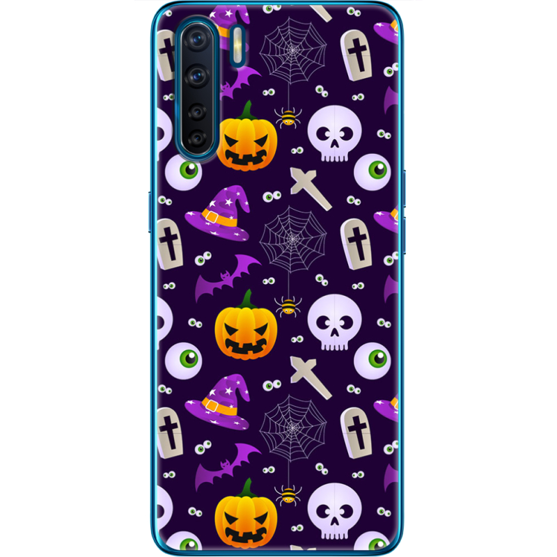 Чехол BoxFace OPPO A91 Halloween Purple Mood