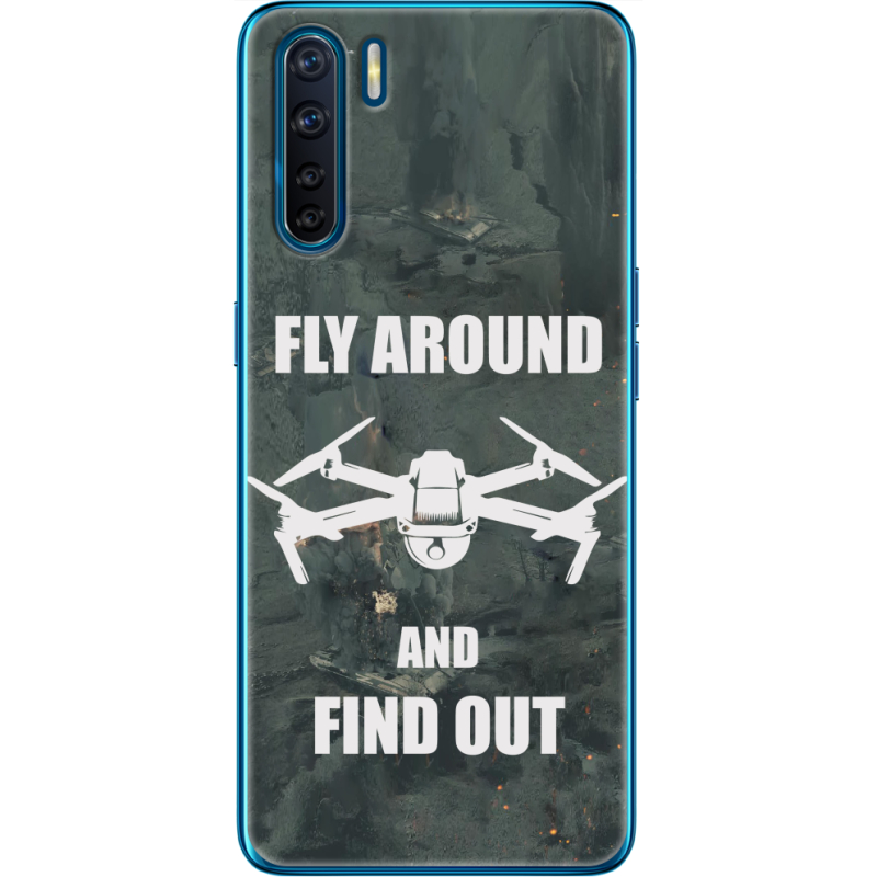 Чехол BoxFace OPPO A91 Дрон Fly Around