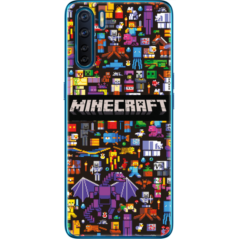 Чехол BoxFace OPPO A91 Minecraft Mobbery